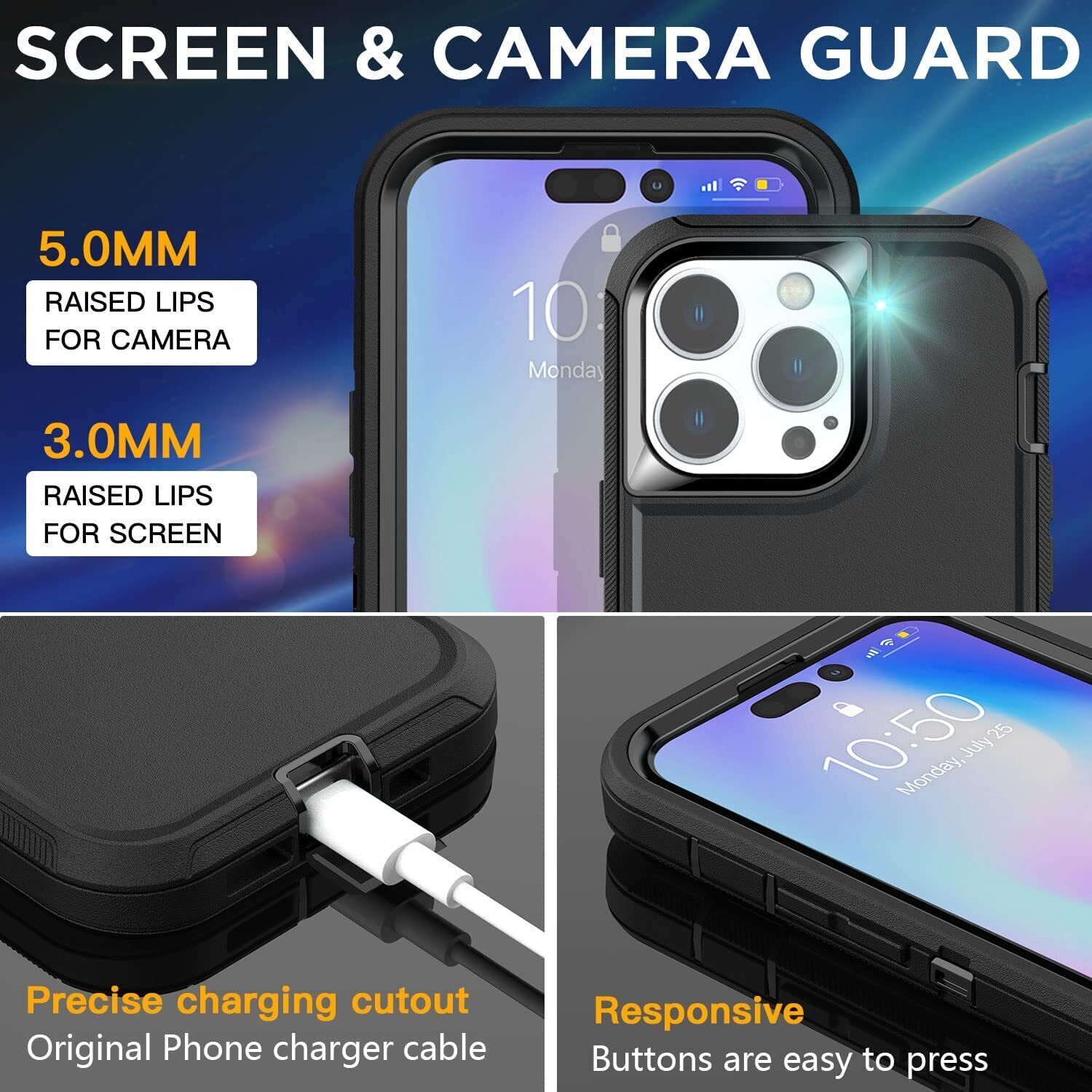 Coque Defender antichoc pour iPhone 15 Pro Max Coque Defender antichoc pour iPhone 15 Pro Max